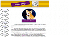 Desktop Screenshot of nomadcorgis.com